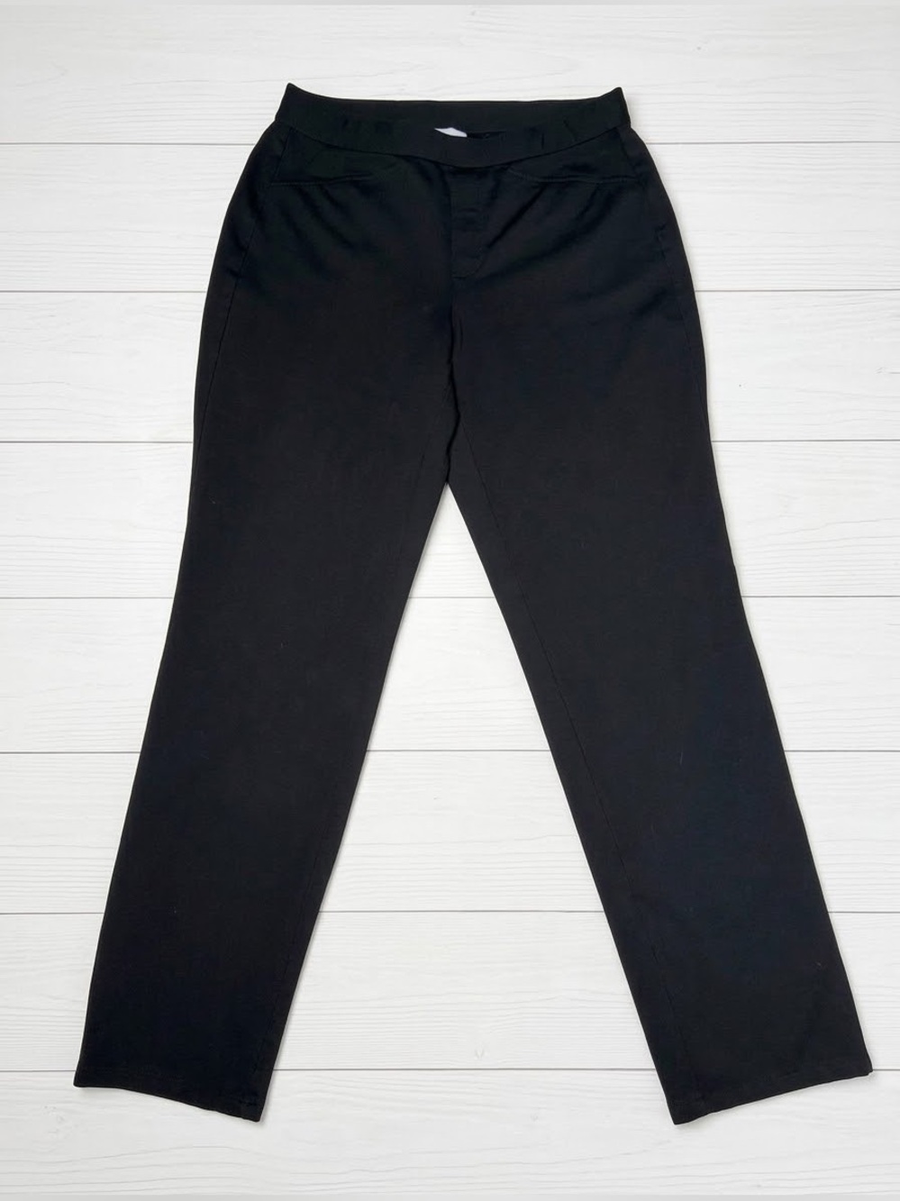 J. Jill Heritage Ponte Pants Womens Size Small S Black Slim Leg Pull On Stretch